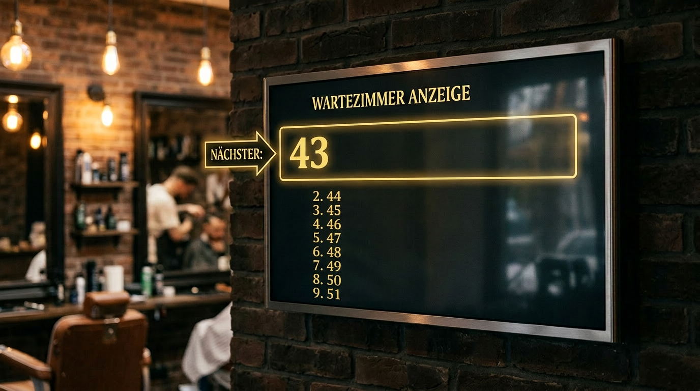 Wartezimmer-Display